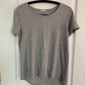 zara grey t shirt
